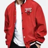 Chicago Bulls Red Varsity Jacket