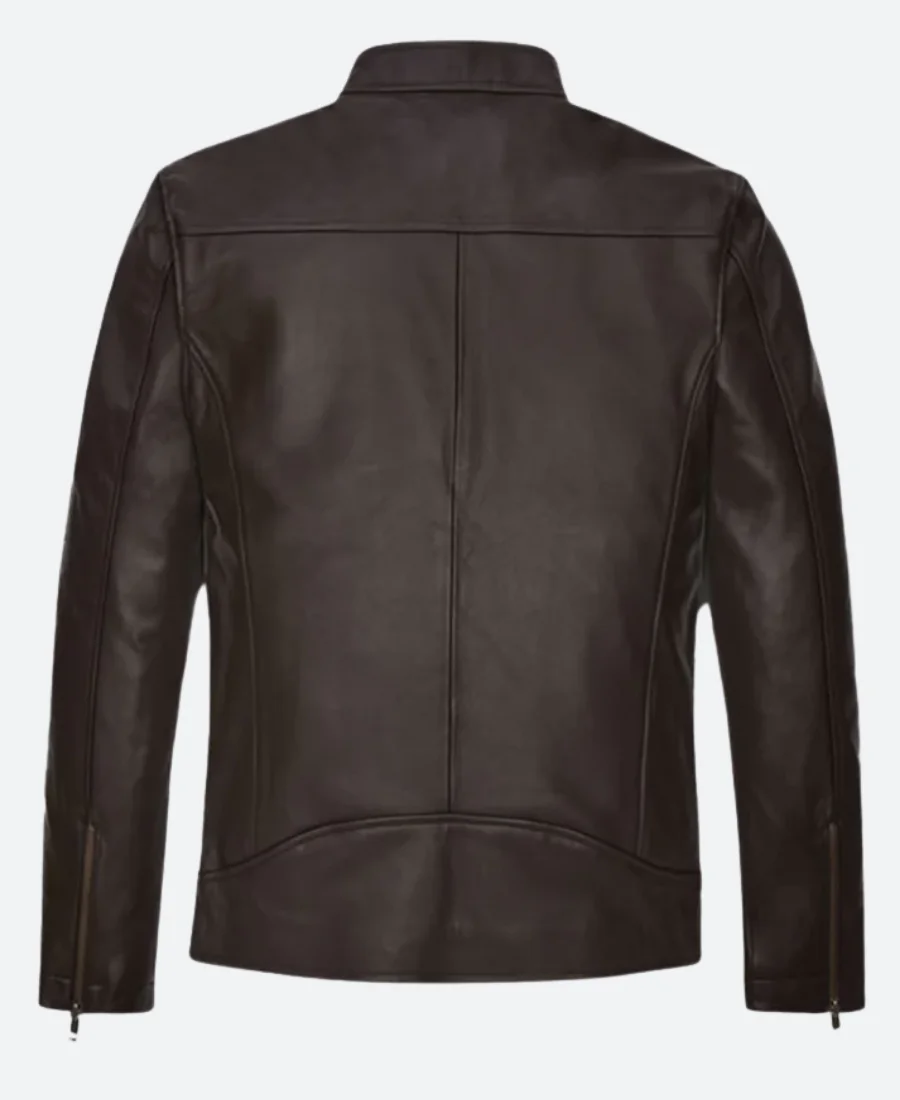 Chicago PD Hank Voight Leather Jacket Back Image