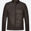 Chicago PD Hank Voight Leather Jacket Front Image