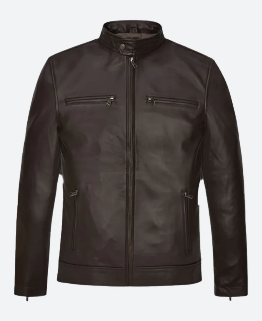 Chicago PD Hank Voight Leather Jacket Front Image