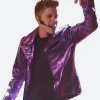 Dancing With The Stars Justin Bieber Leather Jacket Front Image