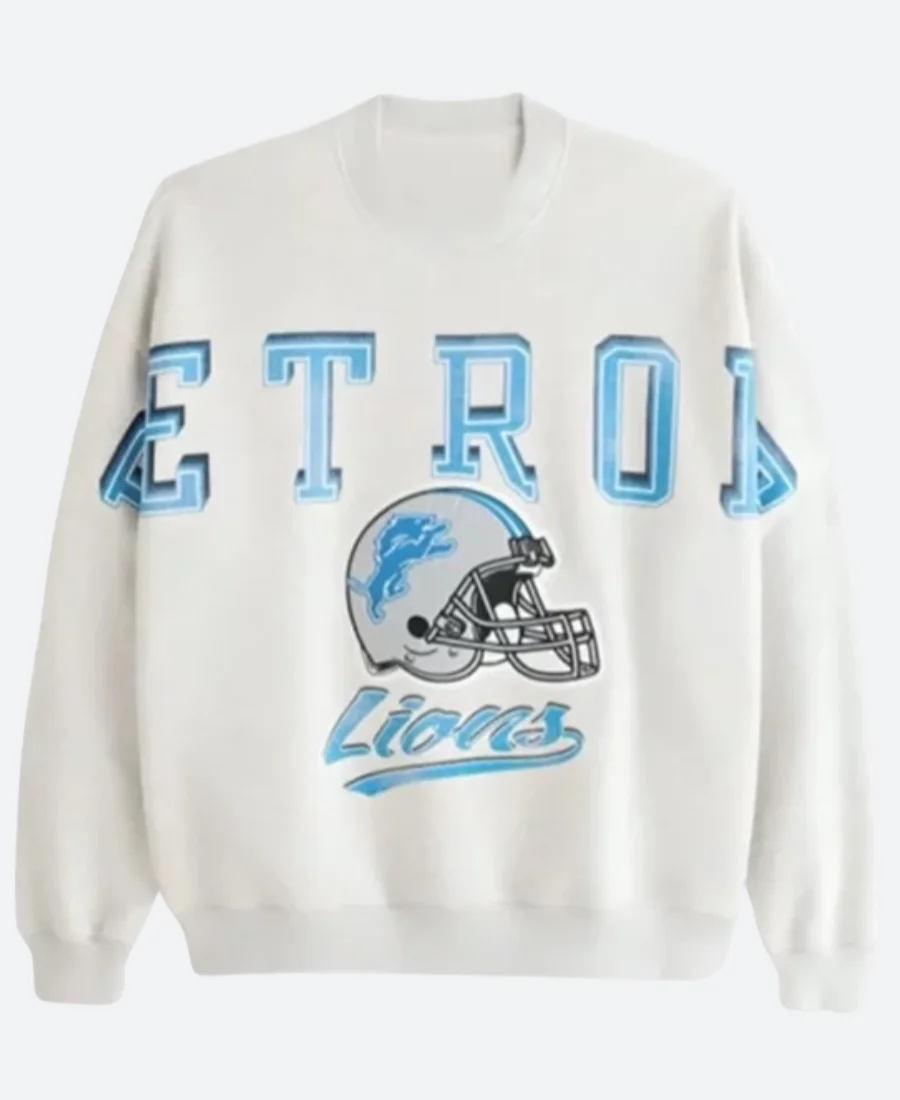 Detroit Lions X Abercrombie Lions Sweatshirt Front Image