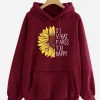 Do What Makes You Happy Hoodie Maroon Image