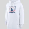 Dodgers G-III 4Her By Carl Banks Collage Team Hoodie front Image