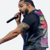 Drake Wireless Festival Leather Vest Back Image