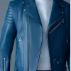 E News 2025 Akbar Gbajabiamila Leather Jacket Front Image