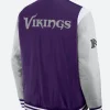 Elements Elite Minnesota Vikings Varsity Jacket Back Image