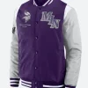 Elements Elite Minnesota Vikings Varsity Jacket Front Image