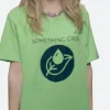 Elevator Game Izzy Simpson Something Green T-Shirt Front Image