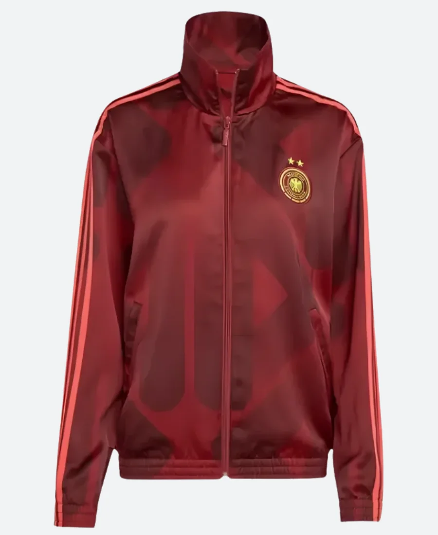 Euro 2025 Germany Track Jacket Front Image