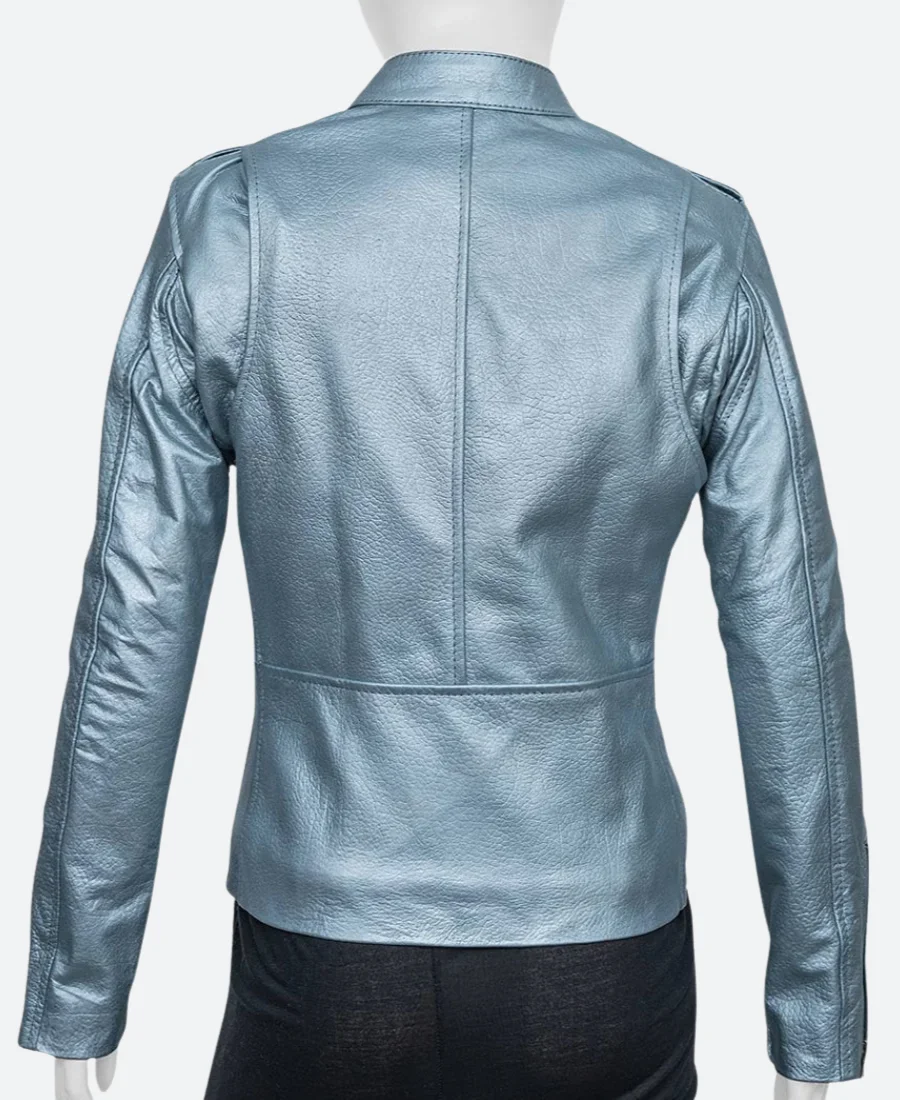 Eurovision Song Contest The Story Of Fire Saga Sigrit Ericksdóttir Leather Jacket Back Image
