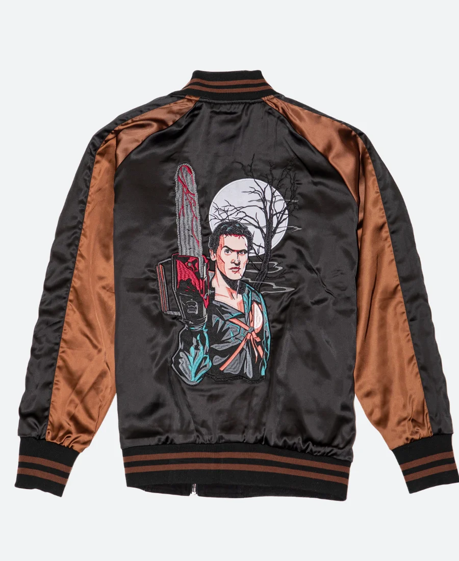 Evil Dead 2 Bomber Jacket Back Image
