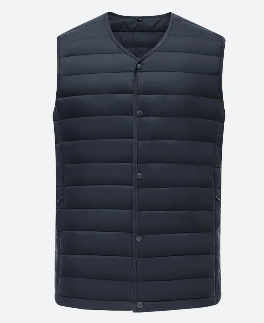 F1 The Movie Joshua Pearce Puffer Vest Back Image