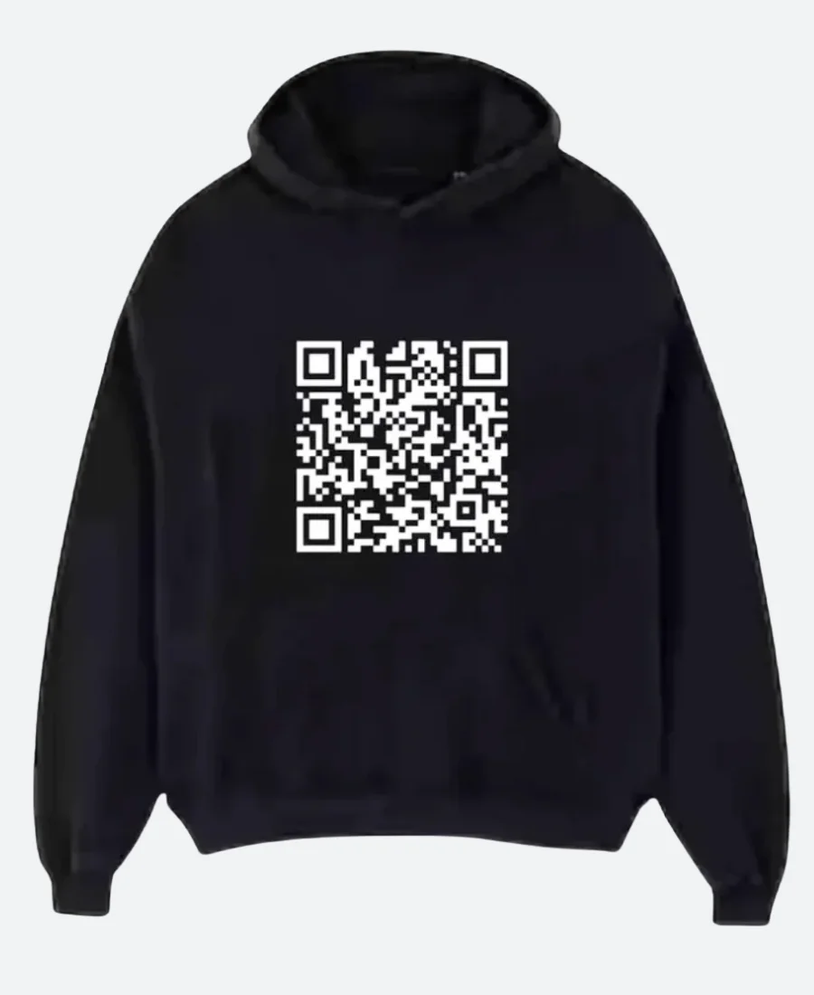 F__k You’ QR Code Hoodie Front Image