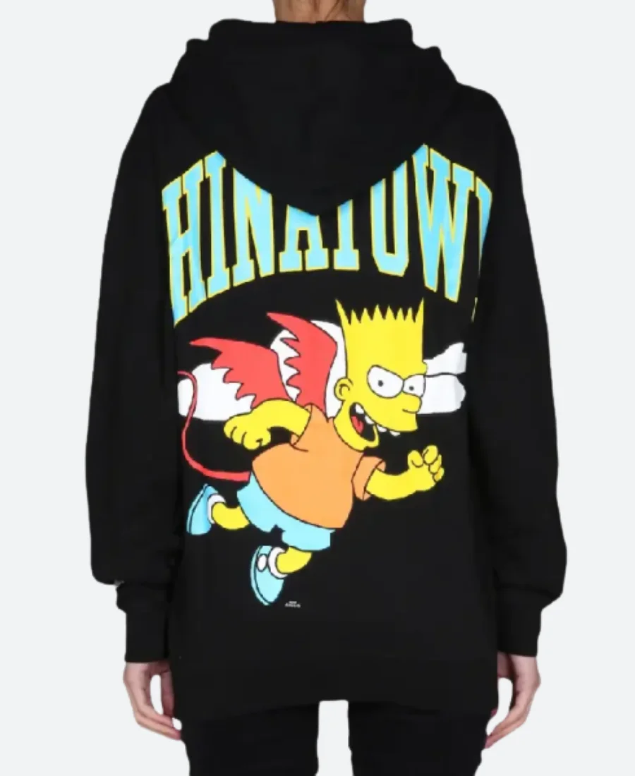 Family Vacation S08 Pauly D Devil Bart Simpson Hoodie Back Image