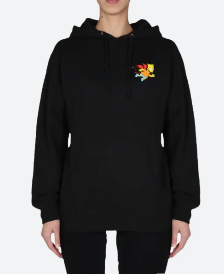 Family Vacation S08 Pauly D Devil Bart Simpson Hoodie Front Image