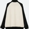 Fred Perry X BEAMS Track Jacket Beige Back Image