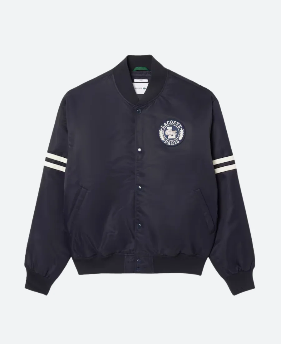 French Open 2025 Alysson Paradis Varsity Jacket Front Image