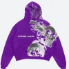 Gateway Skully Hoodie Front Purple Image