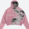 Gateway Skully Hoodie Pink Front Image
