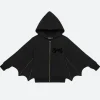 Ghost Bat Wing Hoodie Front Image