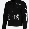 Ghostface Scream Slasher Grunge Punk Jacket Front Image
