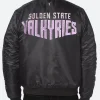 Golden State Valkyries Bomber Jacket Back Image
