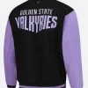 Golden State Valkyries FISLL Eclipse Varsity Jacket Back I mage