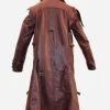 Guardians of the Galaxy 2 Yondu Leather Trench Coat Back Image