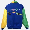 Hailey Bieber Benetton Formula 1 Jacket Back Image