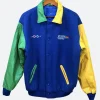 Hailey Bieber Benetton Formula 1 Jacket Front Image