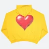 Iconaclub I love Speeding Tickets Hoodie Yellow Back Image