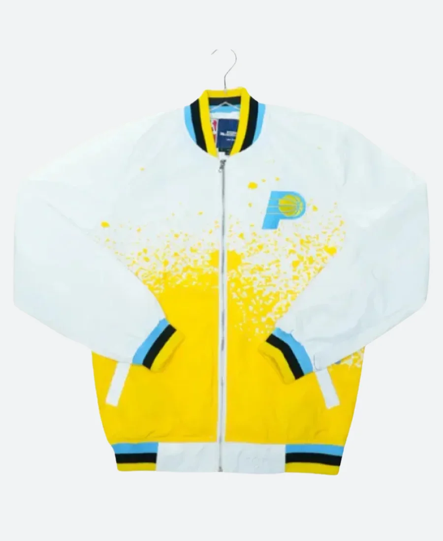 Indiana Pacers City Bomber Jacket Front Image