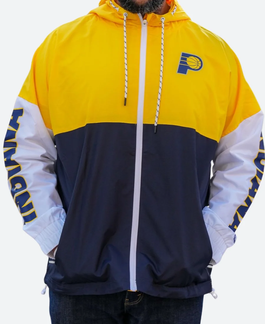 Indiana Pacers City Hooded Jacket Full Image