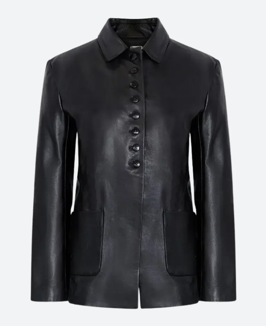 Jennifer Lawrence Black Blazer back Image
