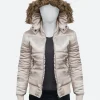 Jennifer’s Body White Puffer Jacket Back Image