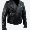Johnny Depp Cry Baby Leather Jacket Front Image