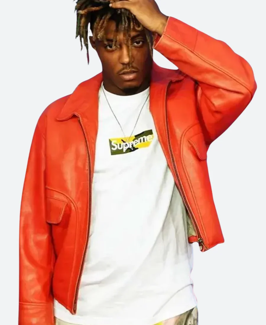 Juice Wrld Leather Jacket Full Image
