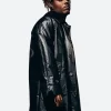 Juice Wrld Leather Trench Coat