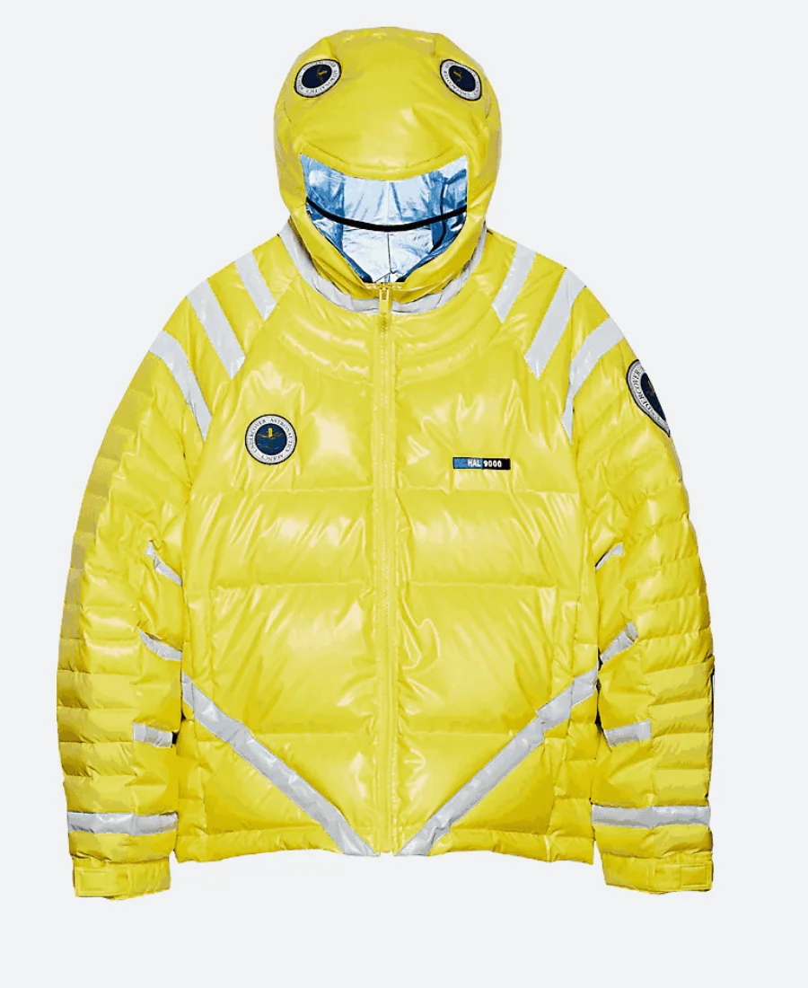 Juice Wrld Puffer Jacket Back Image