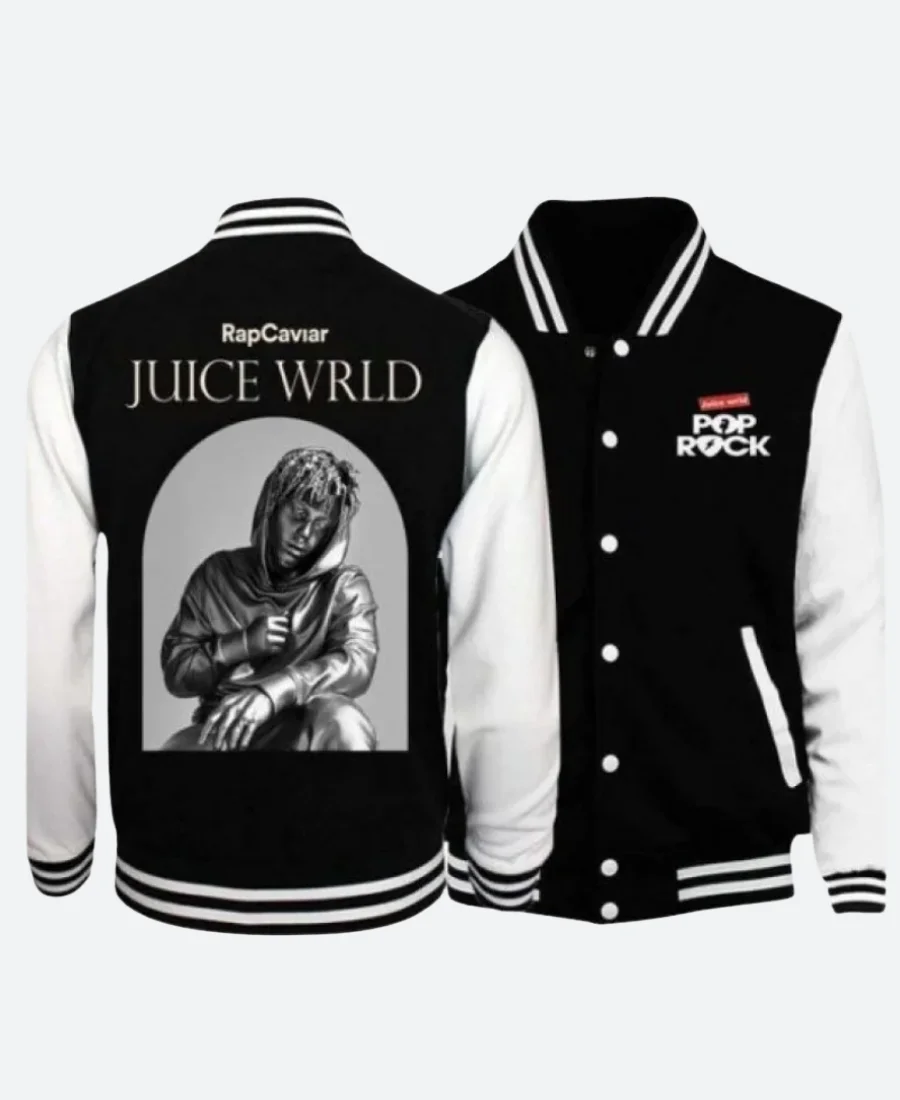 Juice Wrld Varsity Jacket Front & Back Image