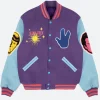 Kid Cudi Star Trek Light Year Varsity Jacket Front Image