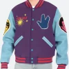 Kid Cudi Star Trek Light Year Varsity Jacket Full Image