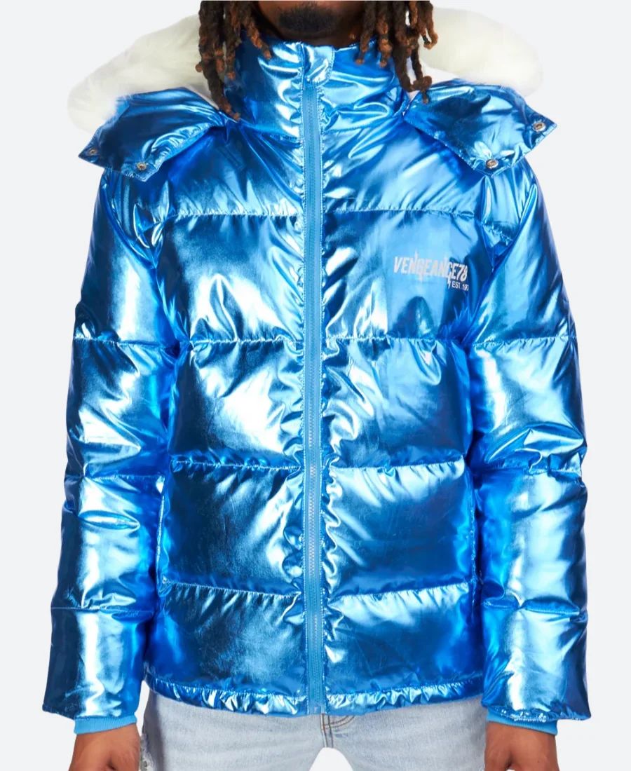 King Von Puffer Jacket Front Image