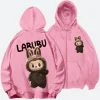 Labubu The Monster Hoodie Pink Image