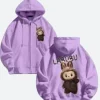Labubu The Monster Hoodie Purple Image