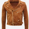 Law & Order Nick Creegan Suede Leather Jacket Front Image