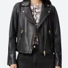 Leanne S01 Carol Leather Jacket Front Image