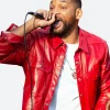 London Cross Station Will Smith Leather Jacket Full Image