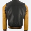 Love Island UK S12 Dejon Noel-Williams Leather Varsity Jacket Back Image
